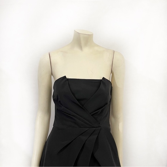 Betsey Johnson Strapless Pink Tulle Black Dress Size 6 NWT - Picture 4 of 10